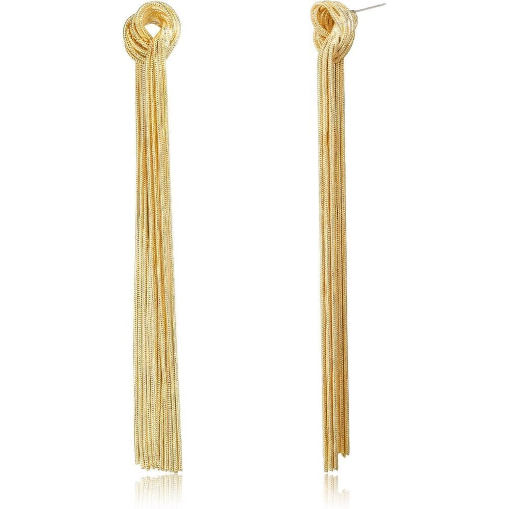 Fashion Long Chic Chandelier Tassel Drop Earrings for Women Party Prom